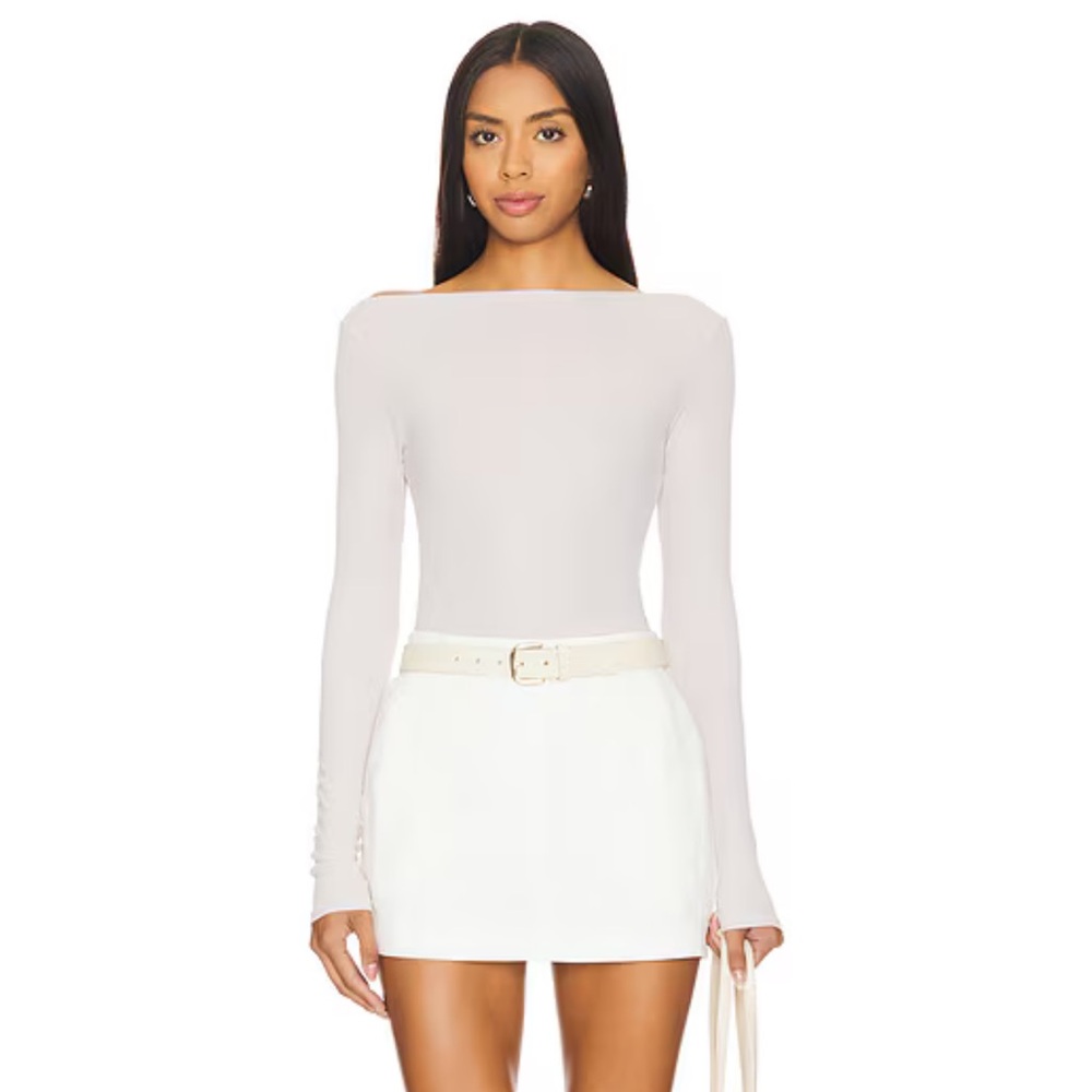 Enza Costa Long Sleeve Top - Cream